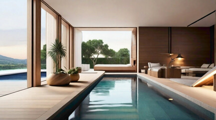 pool in lounge