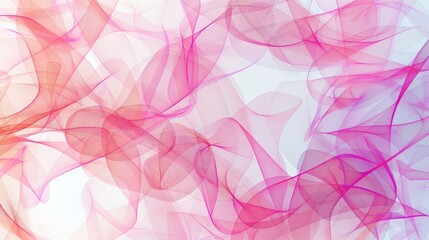 Soft Pink Waves: Abstract Smoke Patterns on a Light Background
