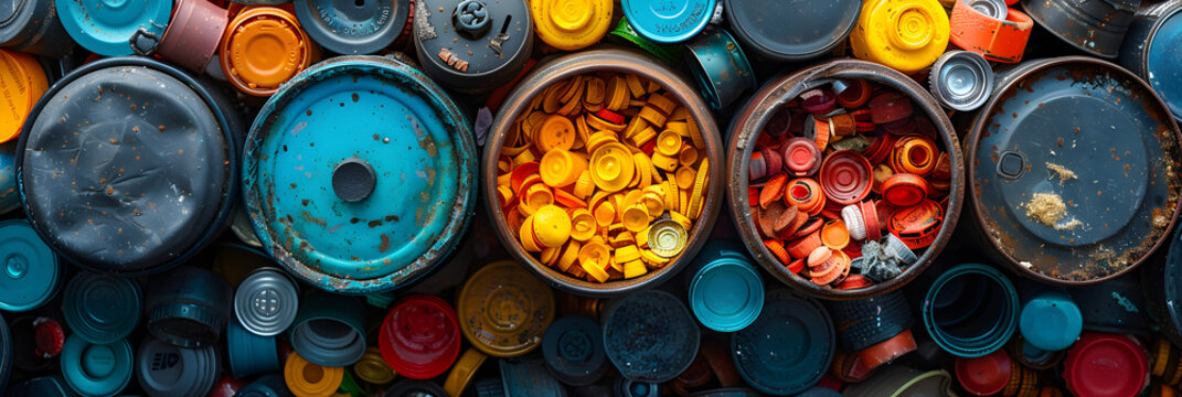Circular Economy Sharing, Reusing, Repairing, Renovating ,
A colorful palette of paint is shown in this photo
