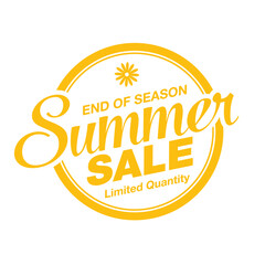 summer sale banner vector illustration
