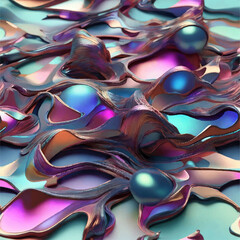abstract background with bubbles