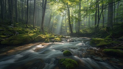 Mystical Forest Stream