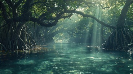 Mystical Mangrove Forest