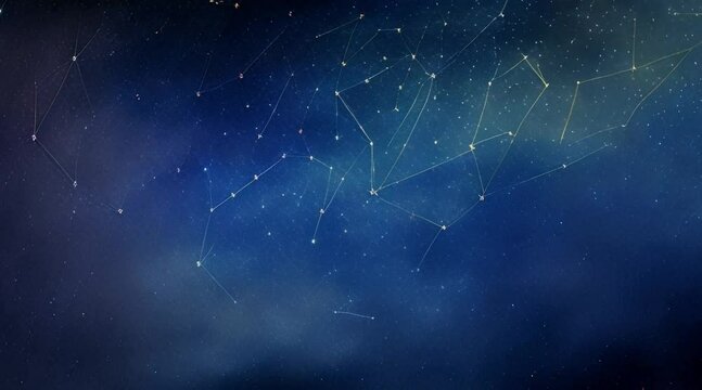 animation, motion effect, background with stars