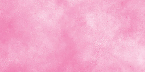 Soft and cloudy watercolor stain of pink paint texture, brush painted watercolor abstract painting background, fresh and blurry pink cloud sky on art graphics, creative colorful modern pink paper.