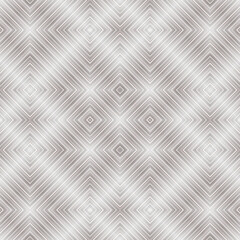 Seamless monochrome light grey, beige geometric pattern. - 764499077