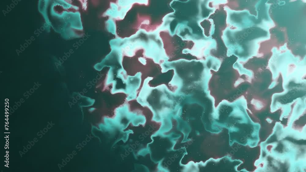 Poster loop of liquid texture abstract background rendering animation