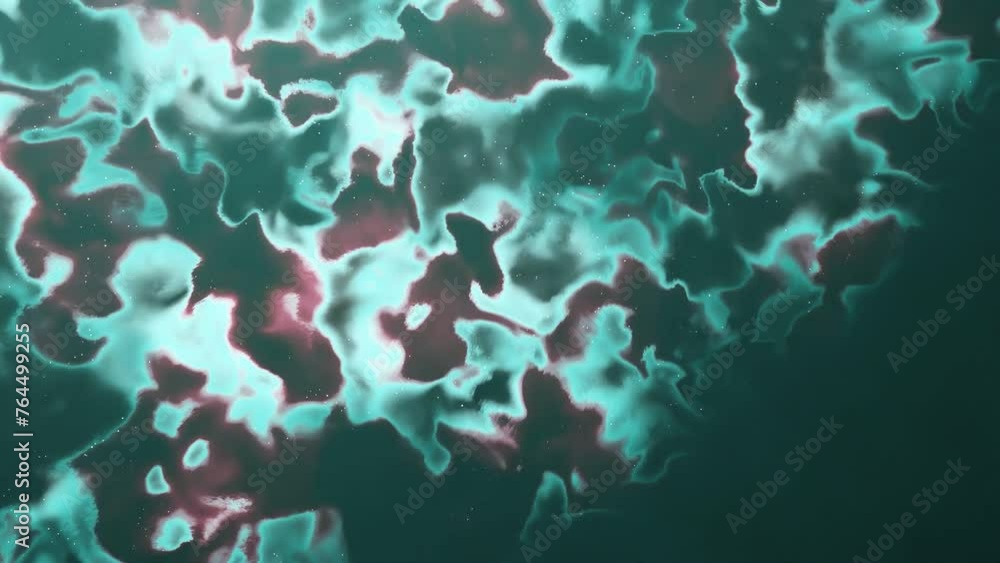 Poster liquid texture abstract background rendering animation psychedelic hypnotic art in looping