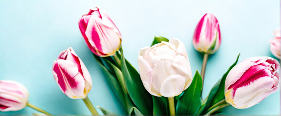 Obraz premium Mothers Day concept photo of bouquet