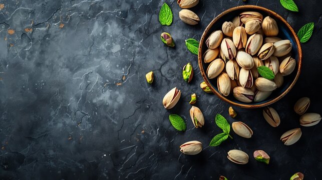 The concept of the menu is to serve tasty pistachios as a snack. The serving size is suitable for