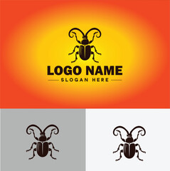 Weevil insect pest logo vector art icon graphics for business brand icon weevil logo template