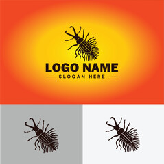 Weevil insect pest logo vector art icon graphics for business brand icon weevil logo template