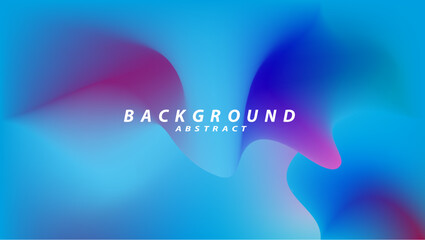 abstract blue background with wave