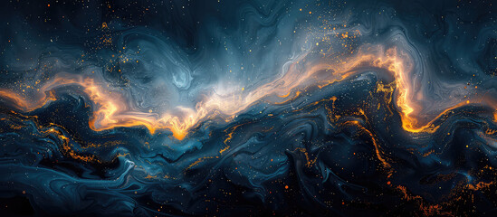 Space background for graphics use. Created with Ai - obrazy, fototapety, plakaty