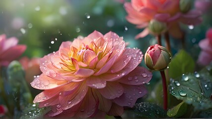 beautiful pink flower HD wallpaper