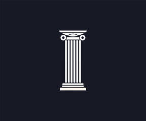 pillar law firm financial logo design