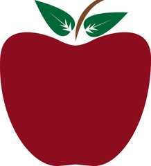 Fresh Apple fruit layered file svg vector cut file cricut silhouette design for t-shirt car decor sticker fruits shop books etc