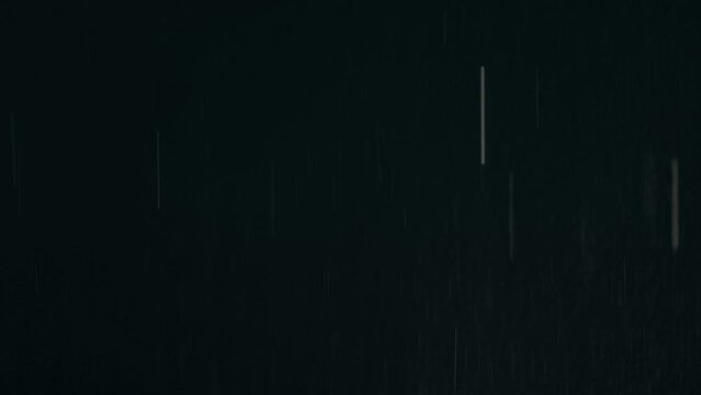 rain, no camera movement, slow motion, dark