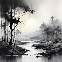 Nature Landscape, dramatic Sea landscape