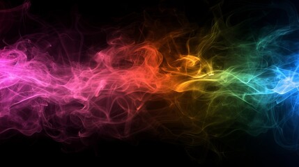 smoke on a black background. High quality photo, background, design, pattern, modern, bright, fog and smoke, illustration, art, abstract backgrounds, creativity
