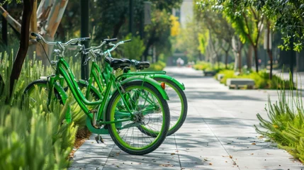 Crédence de cuisine en plexiglas Vélo  Implement green transportation incentives, 