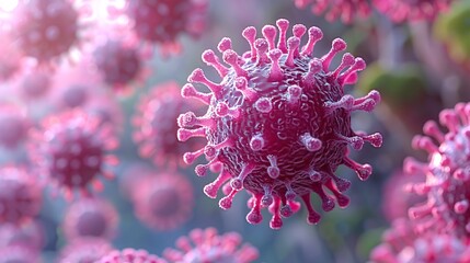 3D visual representation of Adeno-associated virus (AAV).