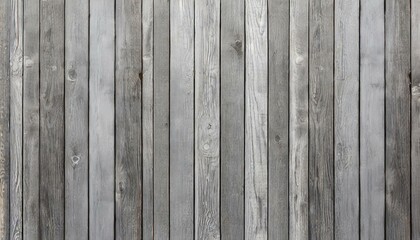Industrial Chic: Grey Wood Planks Forming a Clean Fence
