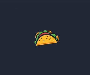 taco logo design template