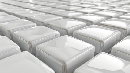 Obraz premium AI art, three-dimensional block background