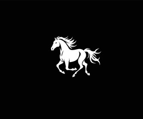 Obraz na płótnie Canvas horse logo design template