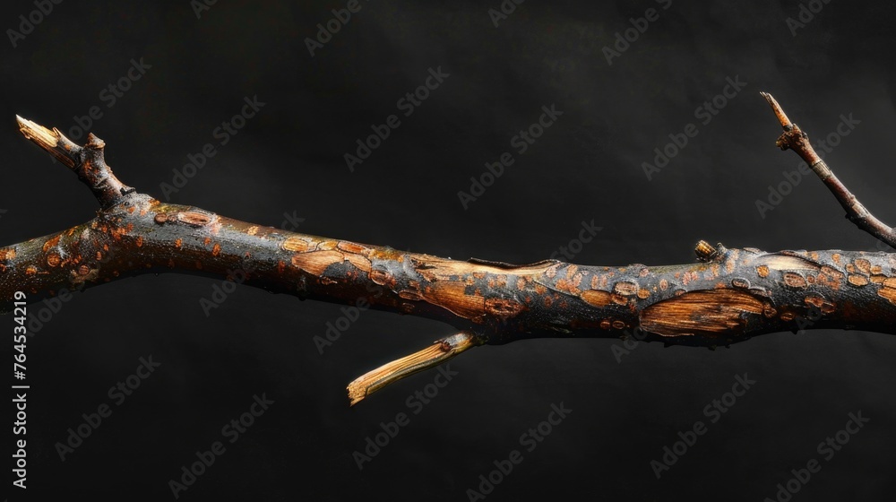 Poster close-up of a tree branch, perfect for nature backgrounds