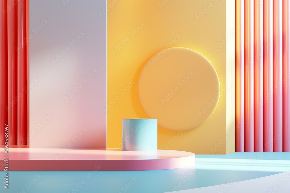 Poster abstract geometric background an abstract geometric background with clean lines