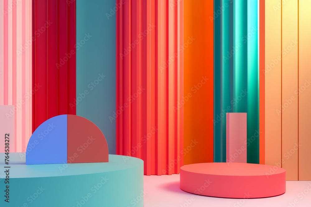 Poster abstract geometric background an abstract geometric background with clean lines
