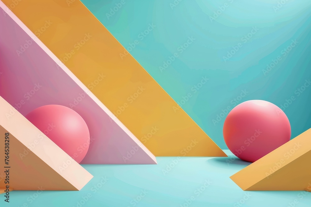 Aufkleber abstract geometric background an abstract geometric background with clean lines