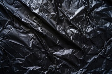 Close up shot of a black paper sheet, suitable for backgrounds or textures