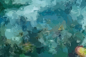 Oil paintings and various flowers, tigers, leaves, fish, birds, and Paisley are beautiful