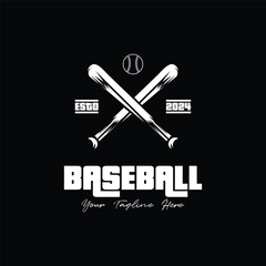 Baseball logo vector, baseball badge,sport logo,team identity,vector illustration. suitable for use as a sports club or community logo