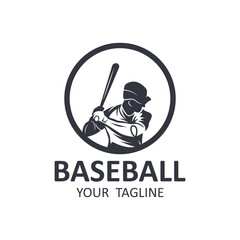 Baseball logo vector, baseball badge,sport logo,team identity,vector illustration. suitable for use as a sports club or community logo