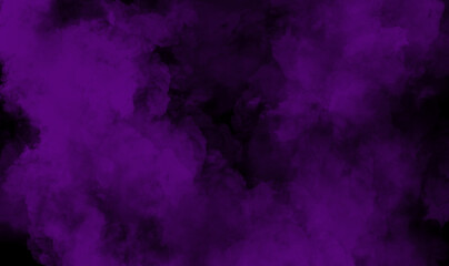Purple smoke on black background