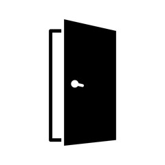 Open door icon design vector in trendy style