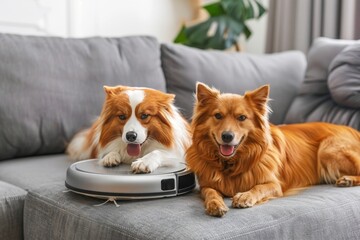 Ultimate Cleaning Solutions for Modern Homes: Advanced Robotic Vacuums for Efficient Deep Cleaning and Allergen Control - obrazy, fototapety, plakaty
