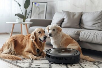 Innovative Home Cleaning Solutions: Advanced Robotic Vacuums for Efficient Deep Cleaning and Allergen Management - obrazy, fototapety, plakaty
