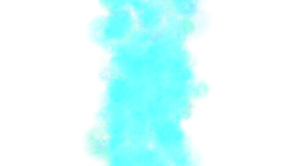 blue smoke on white background
