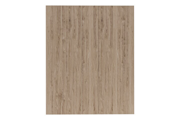 Wooden beige Modern cabinet isolated on white background. Furniture collection. Closet or wardrobe design element.