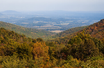 Fototapeta premium Shenandoah National Park along the Blue Ridge Mountains in Virginia