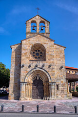 Church of Santa Maria de la Oliva in Villaviciosa, Asturias. Spain.