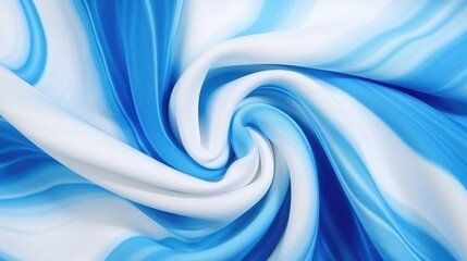 Abstract colorful blue white art design batik spiral swirl shibori technology tie dye pattern template fabric textile
