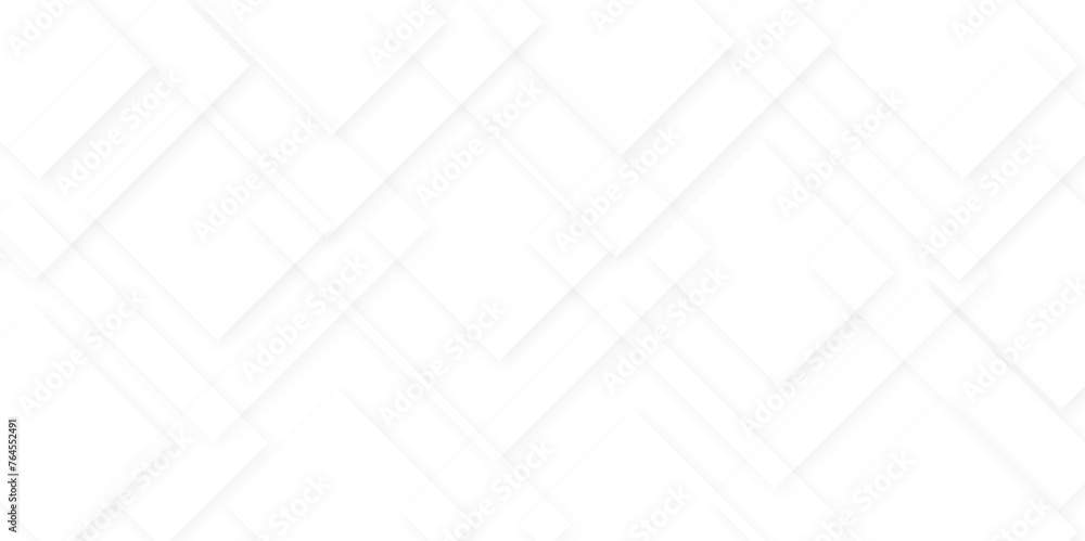 Poster abstract modern white and gray geometric lines vector background. squares in bright light with soft 