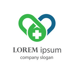 hospital and health clinic logo design