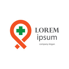hospital and health clinic logo design
